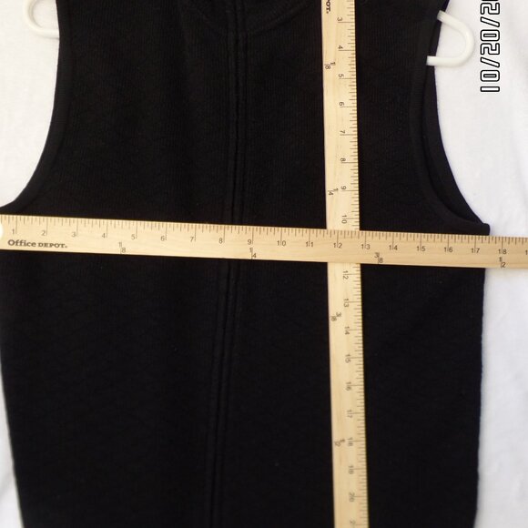 Woorich 100% Wool Women's Sweater Vest Black Size M - Picture 7 of 9